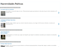 Tablet Screenshot of hazversidadespoeticas.blogspot.com