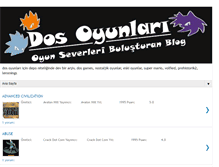 Tablet Screenshot of dosoyunlari.blogspot.com