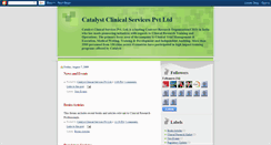 Desktop Screenshot of catalystcro.blogspot.com