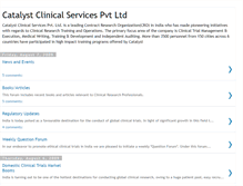 Tablet Screenshot of catalystcro.blogspot.com