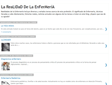 Tablet Screenshot of lasrealidadesdelaenfermeria.blogspot.com