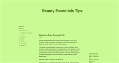 Desktop Screenshot of beautyessentialstips.blogspot.com