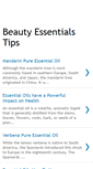 Mobile Screenshot of beautyessentialstips.blogspot.com