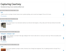 Tablet Screenshot of capturingcourtney.blogspot.com