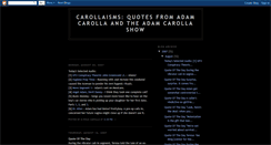 Desktop Screenshot of carollaisms.blogspot.com