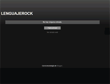 Tablet Screenshot of lenguajerockcolombia.blogspot.com