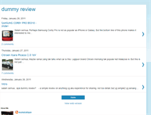 Tablet Screenshot of dummyreview.blogspot.com