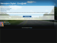 Tablet Screenshot of mensajerodigital.blogspot.com