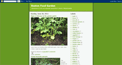 Desktop Screenshot of bostonfoodgarden.blogspot.com