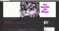 Desktop Screenshot of lasmezclasdelblaqui.blogspot.com