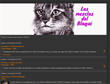 Tablet Screenshot of lasmezclasdelblaqui.blogspot.com