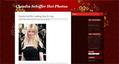 Desktop Screenshot of claudiaschifferhotphotos.blogspot.com