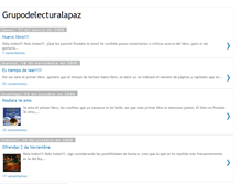 Tablet Screenshot of grupodelecturalapaz.blogspot.com