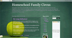 Desktop Screenshot of homeschoolfamilycircus.blogspot.com