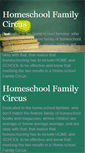 Mobile Screenshot of homeschoolfamilycircus.blogspot.com