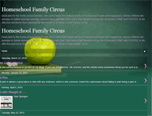 Tablet Screenshot of homeschoolfamilycircus.blogspot.com