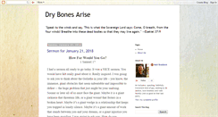 Desktop Screenshot of drybonesarise.blogspot.com