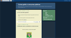 Desktop Screenshot of cursoseconcursospublicos.blogspot.com
