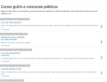 Tablet Screenshot of cursoseconcursospublicos.blogspot.com