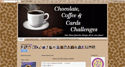 Desktop Screenshot of chocolatecoffeecards.blogspot.com