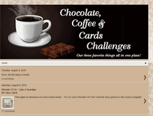 Tablet Screenshot of chocolatecoffeecards.blogspot.com