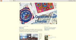 Desktop Screenshot of groetenvanlisette.blogspot.com