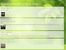 Tablet Screenshot of bowmanandbeyond.blogspot.com