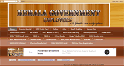 Desktop Screenshot of keralagovernment-homepage.blogspot.com