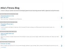 Tablet Screenshot of fitness-mike.blogspot.com