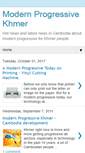 Mobile Screenshot of modernprogressivekhmer.blogspot.com