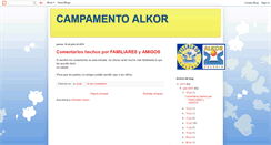 Desktop Screenshot of campamentoalkor.blogspot.com