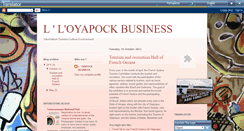 Desktop Screenshot of oiapockbusiness.blogspot.com