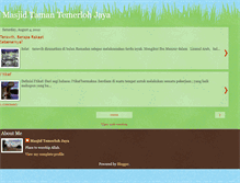 Tablet Screenshot of masjidtemerlohjaya.blogspot.com