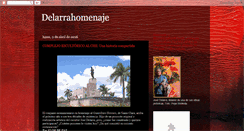 Desktop Screenshot of delarrahomenaje.blogspot.com