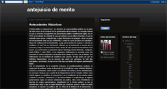 Desktop Screenshot of antejuiciodemerito.blogspot.com