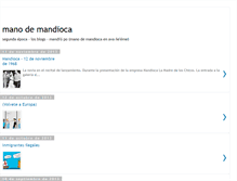 Tablet Screenshot of manodemandioca.blogspot.com