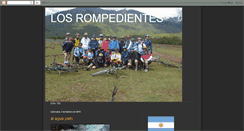 Desktop Screenshot of losrompedientes.blogspot.com