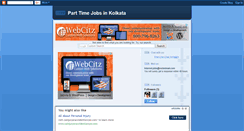 Desktop Screenshot of parttimejobskolkata.blogspot.com