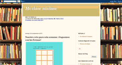 Desktop Screenshot of miclaseprim.blogspot.com