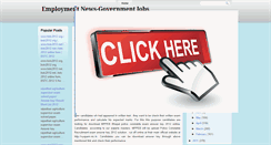 Desktop Screenshot of employmentnews-governmentjobs.blogspot.com
