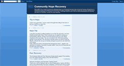 Desktop Screenshot of communityhoperecovery.blogspot.com