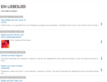 Tablet Screenshot of ein-liebeslied.blogspot.com