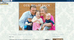 Desktop Screenshot of ourwolfepack.blogspot.com