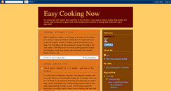 Desktop Screenshot of easycookingnow.blogspot.com