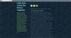 Desktop Screenshot of faiththatholdsthepiecestogether.blogspot.com