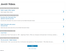 Tablet Screenshot of jewishvideos.blogspot.com