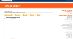 Desktop Screenshot of fitnessexpert1.blogspot.com