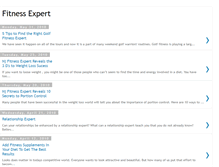 Tablet Screenshot of fitnessexpert1.blogspot.com