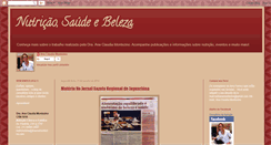 Desktop Screenshot of consultorionutricao.blogspot.com