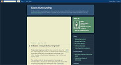 Desktop Screenshot of aboutoutsourcing.blogspot.com